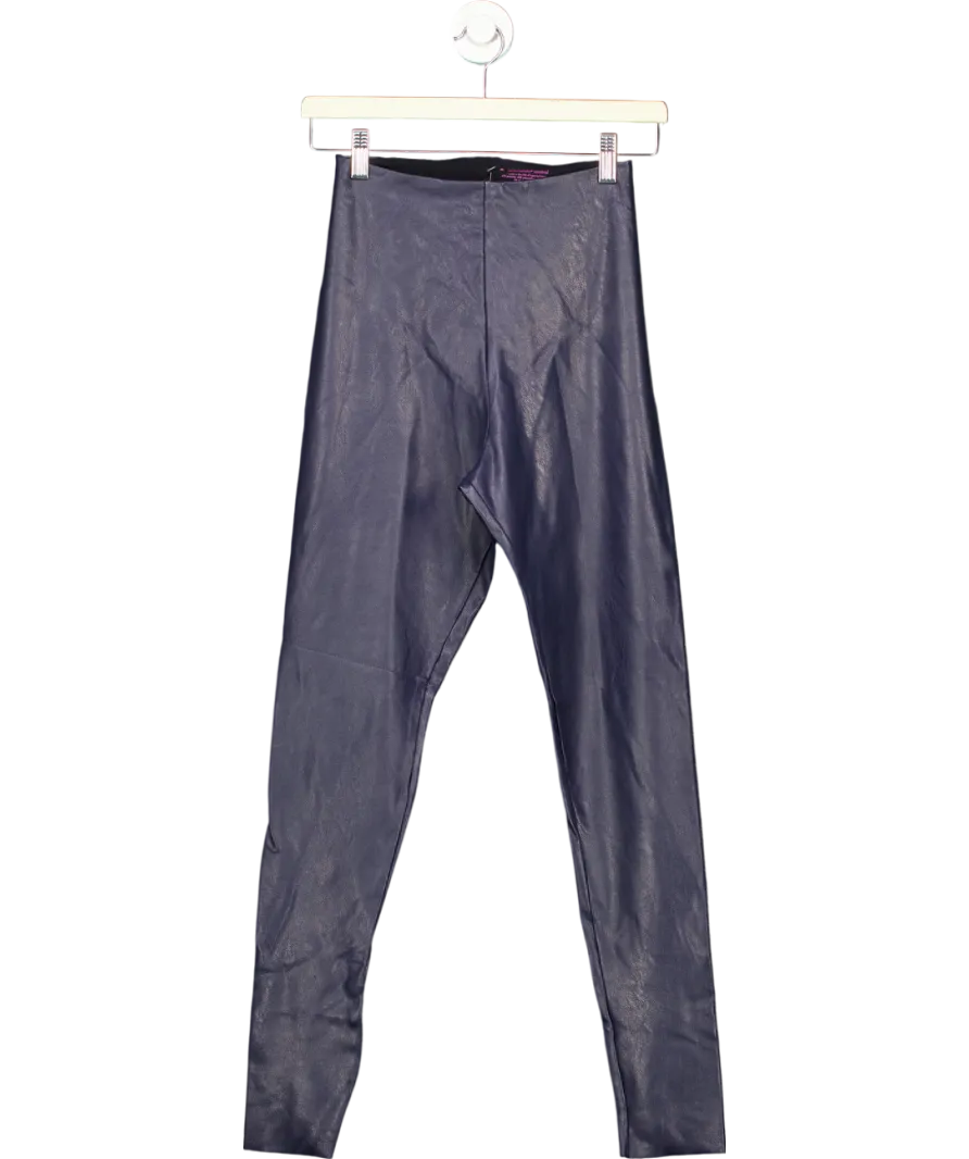 Commando Control Black Faux Leather Trouser UK M