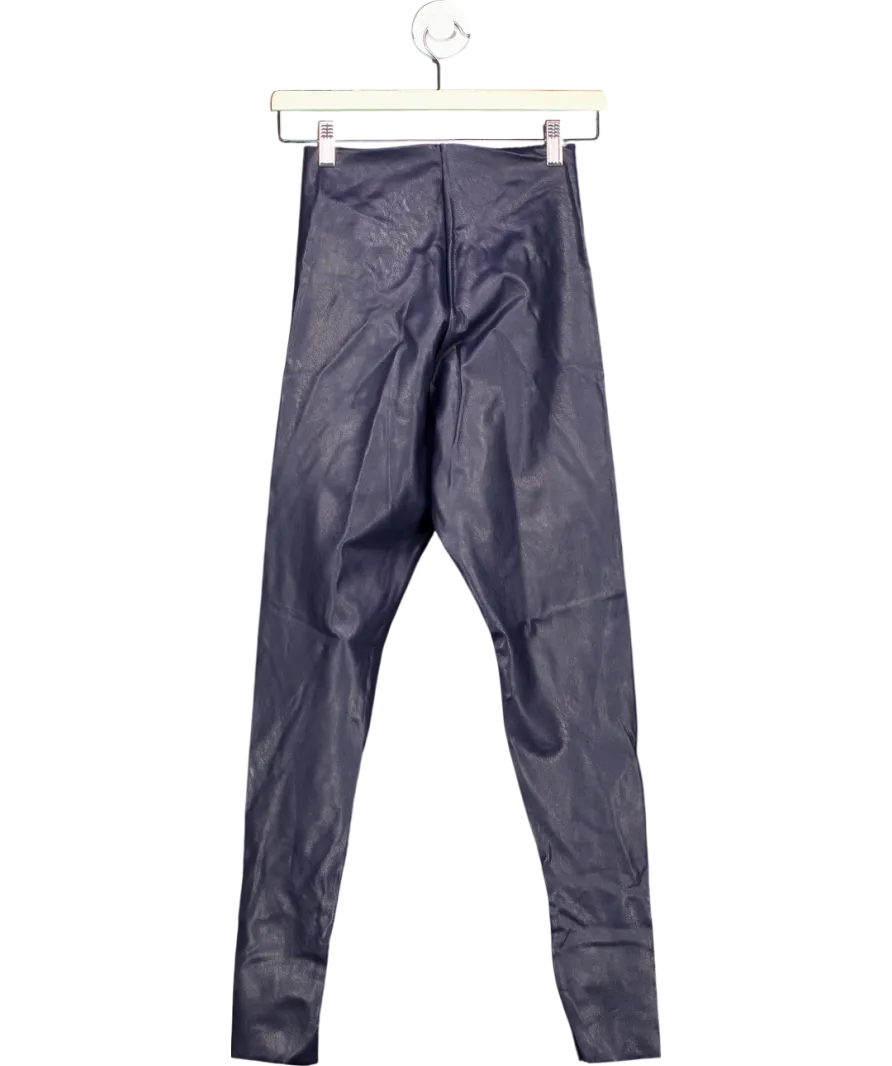 Commando Control Black Faux Leather Trouser UK M
