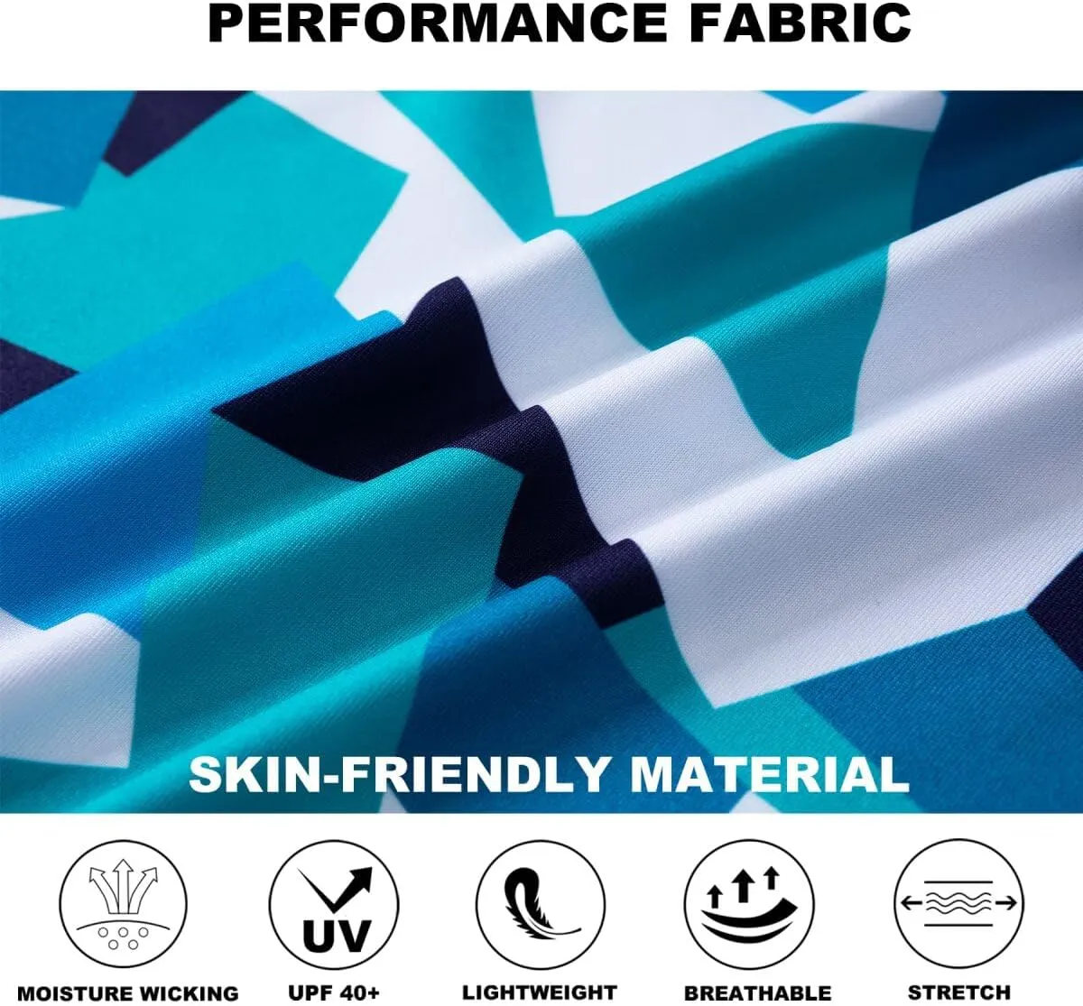 Golf Shirts for Men Dry Fit Performance Print Short Sleeve Moisture Wicking Golf Polo Shirts