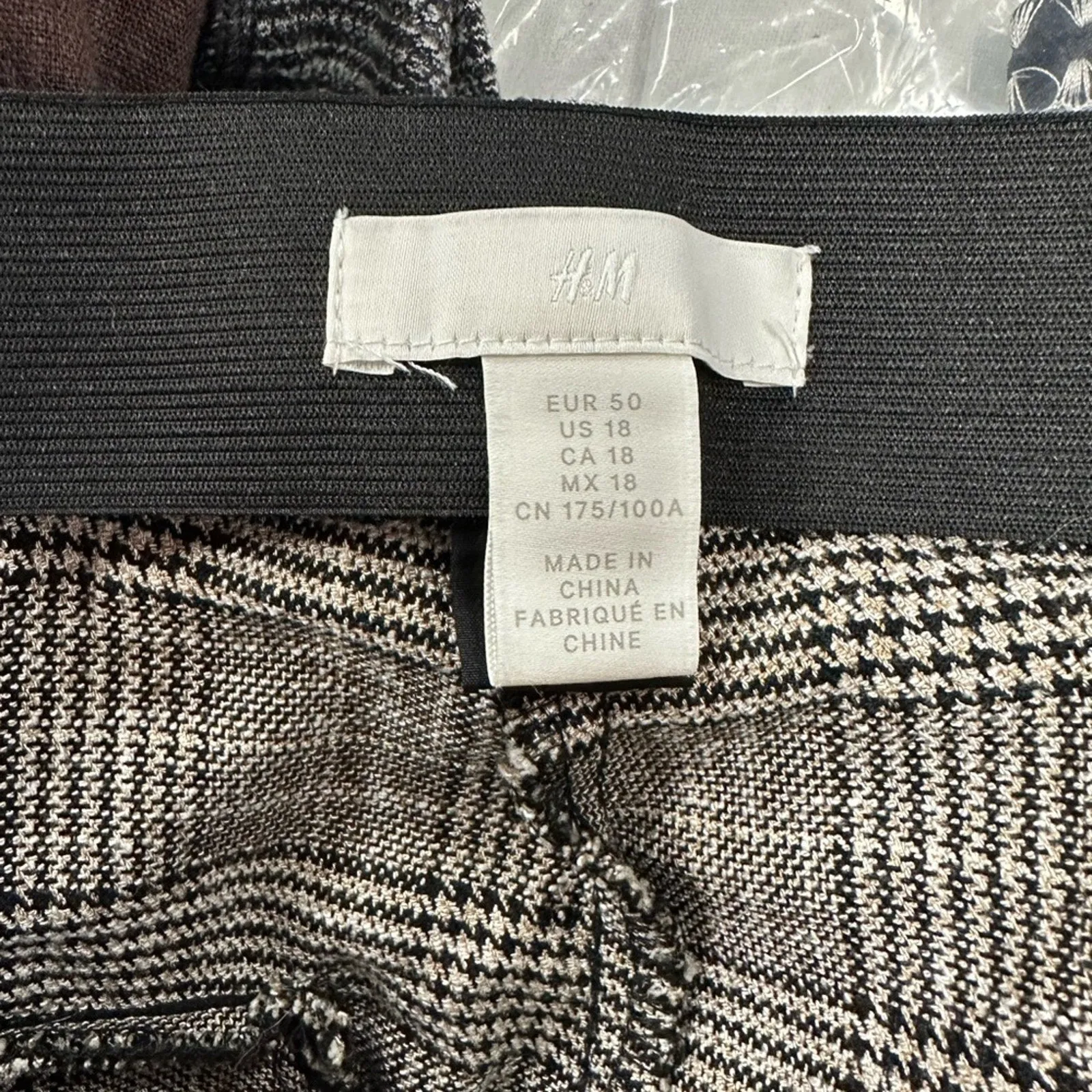 H & M Plaid Pants