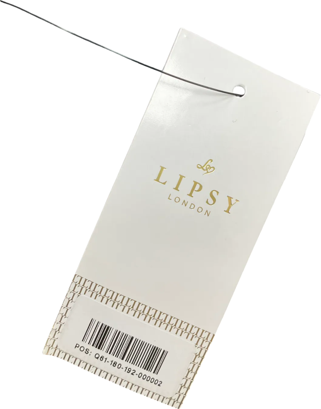 lipsy london Black Croc Faux Leather Straight UK 10