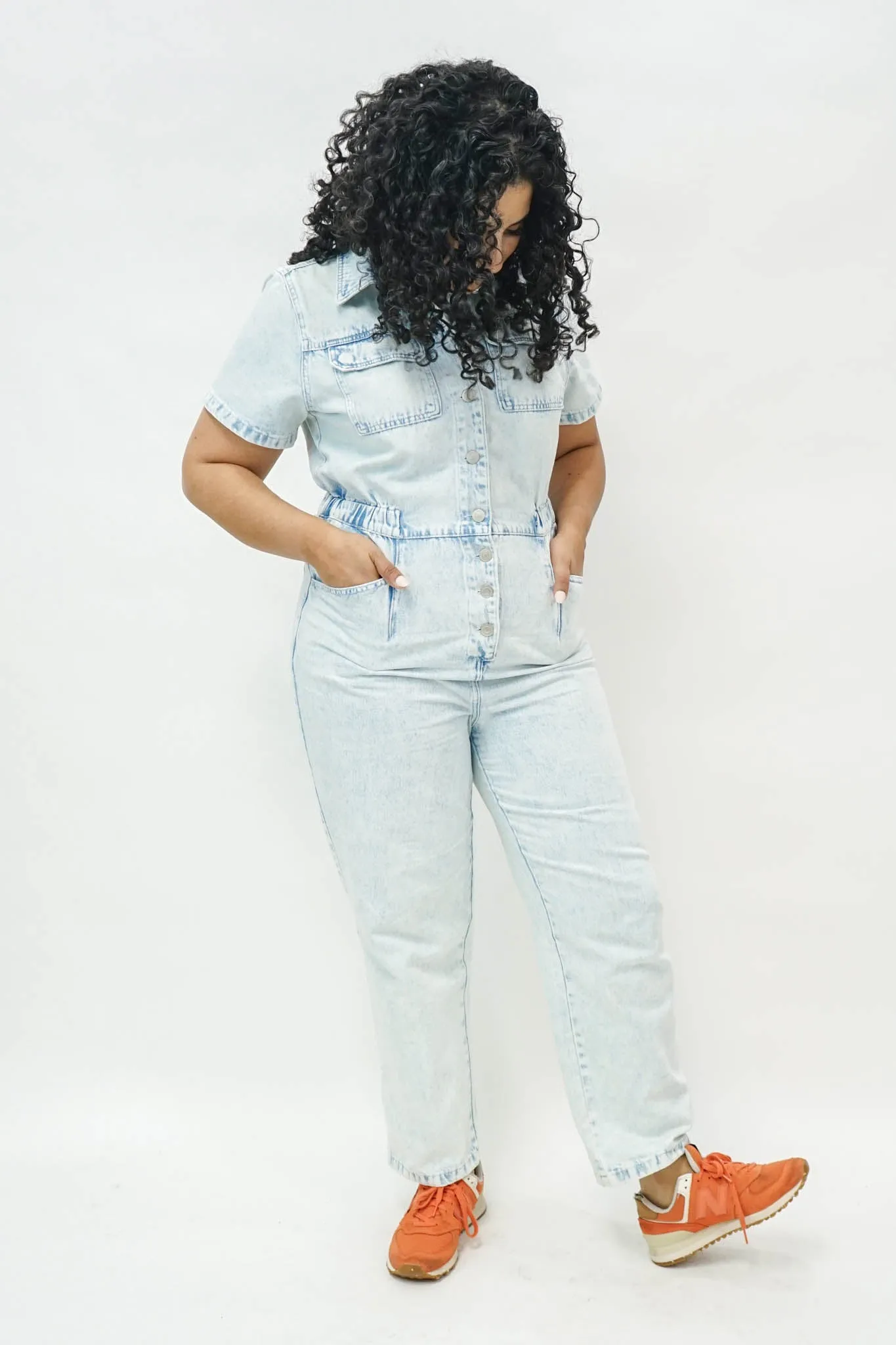 Mikey Denim Utility Jumpsuit