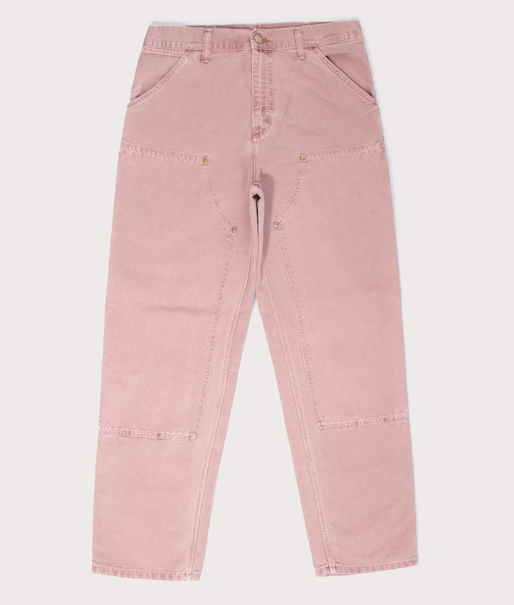 Relaxed Fit Double Knee Pants