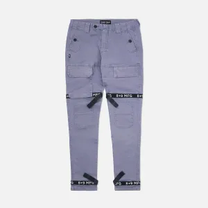 Strapped Up Vintage Washed Utility Pants Blue