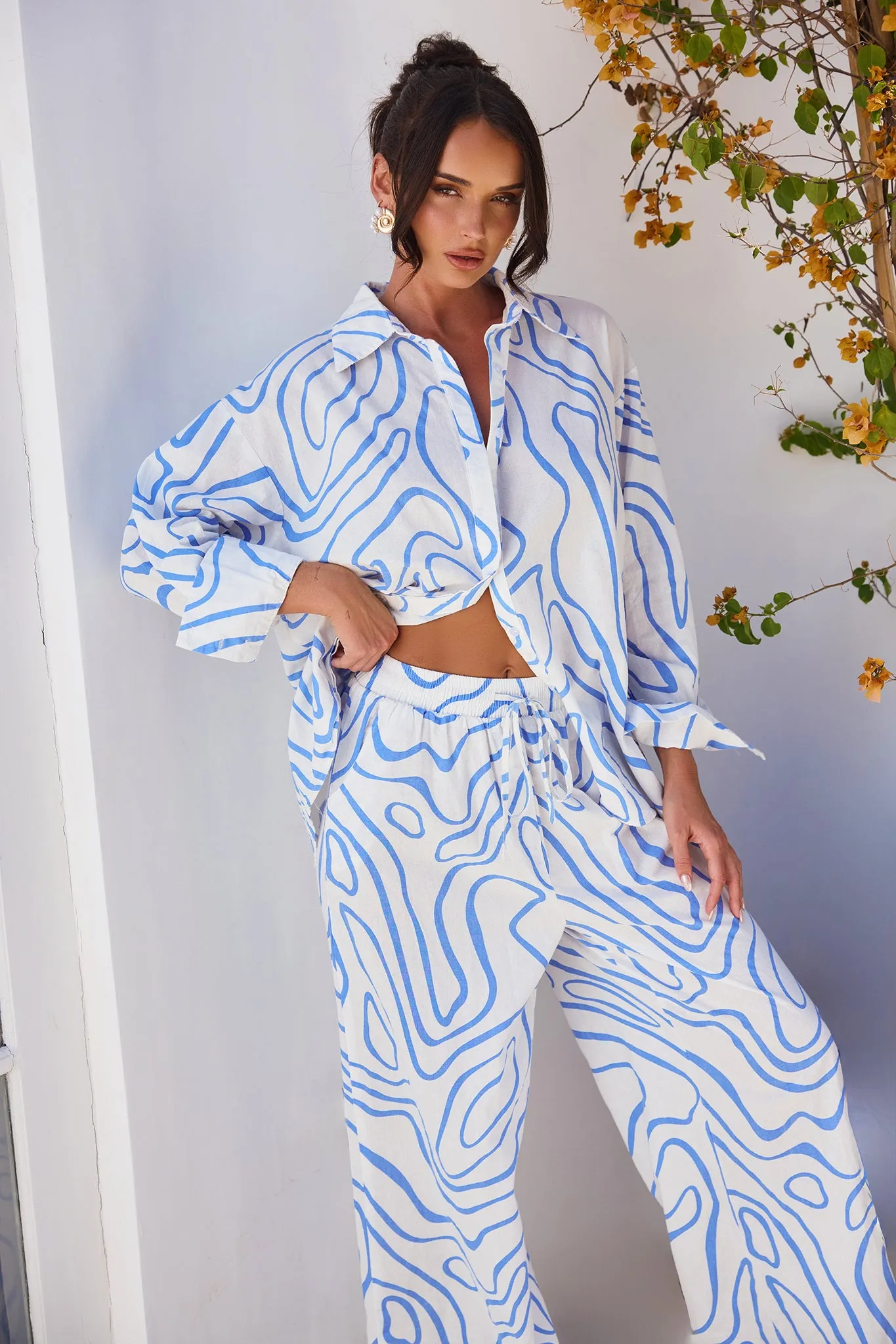 Sunlights In Capri Pants - Blue