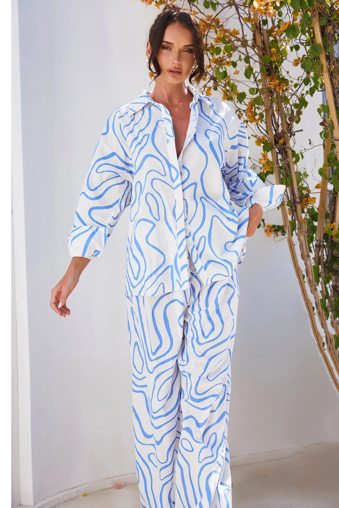 Sunlights In Capri Pants - Blue