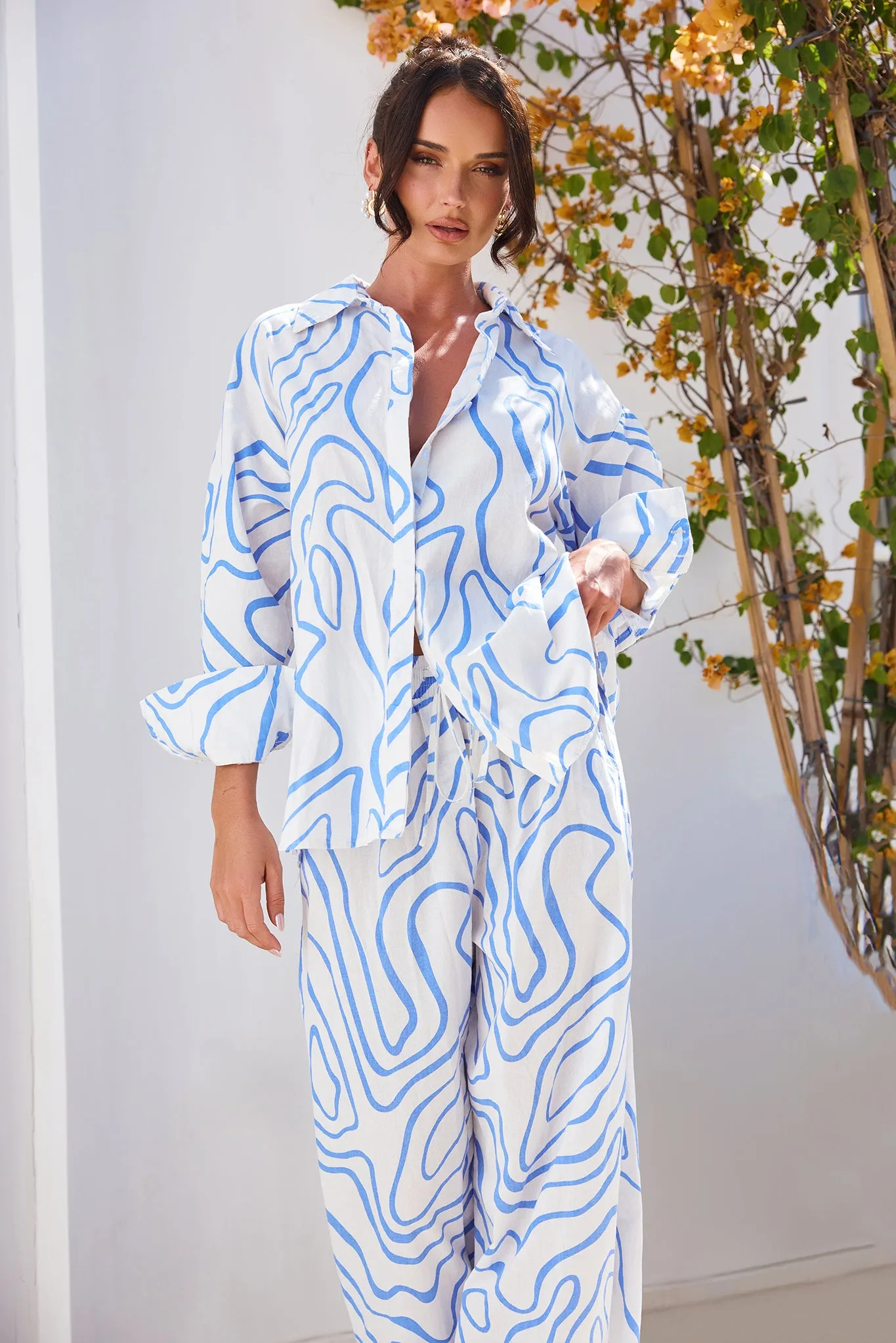 Sunlights In Capri Pants - Blue