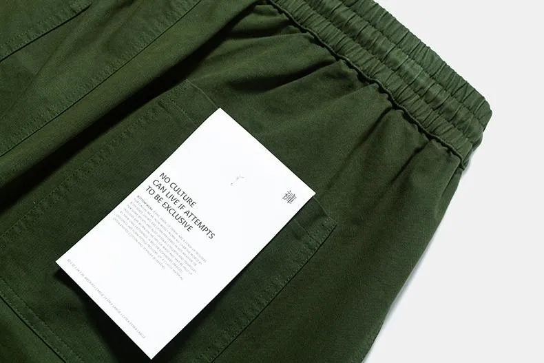 W7567 Ankle Strap Cargo Pants