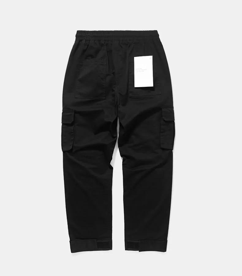 W7567 Ankle Strap Cargo Pants