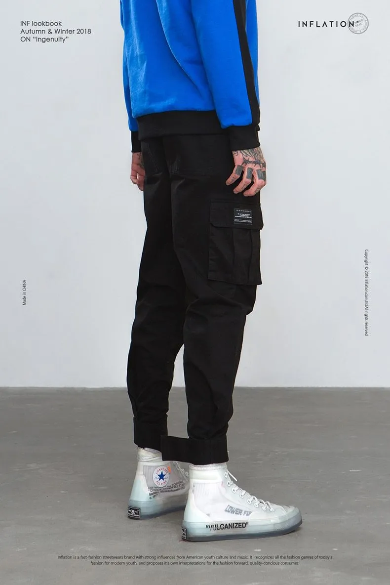 W7567 Ankle Strap Cargo Pants
