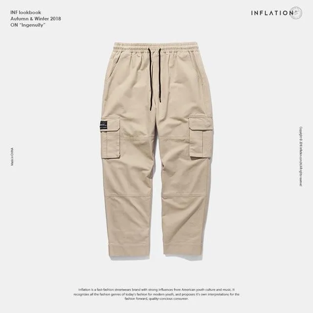 W7567 Ankle Strap Cargo Pants