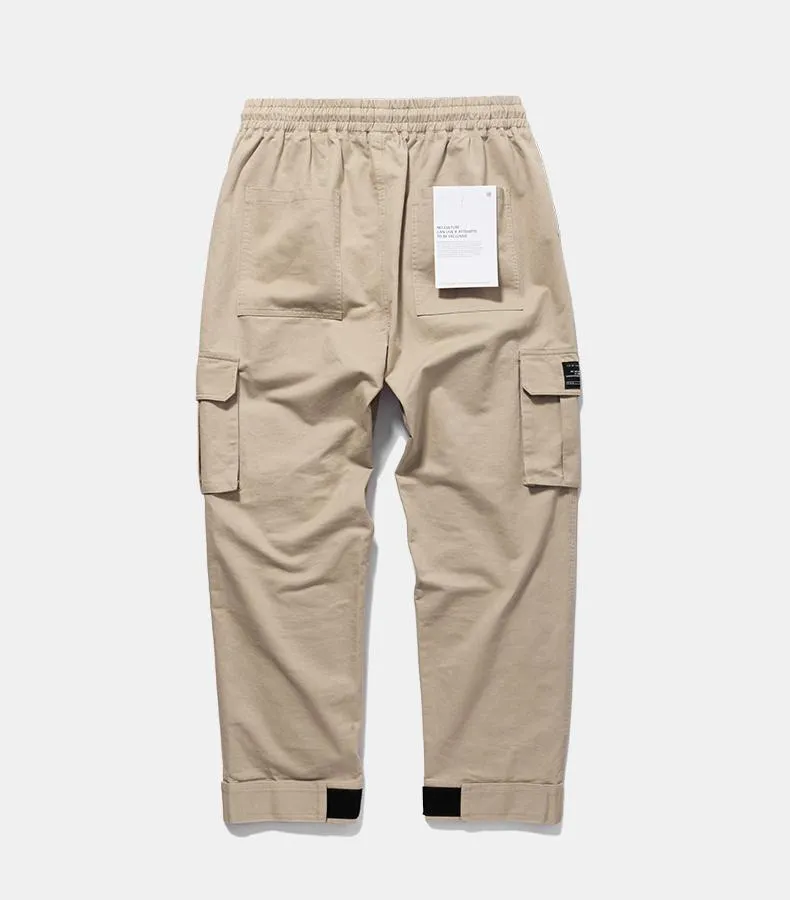 W7567 Ankle Strap Cargo Pants