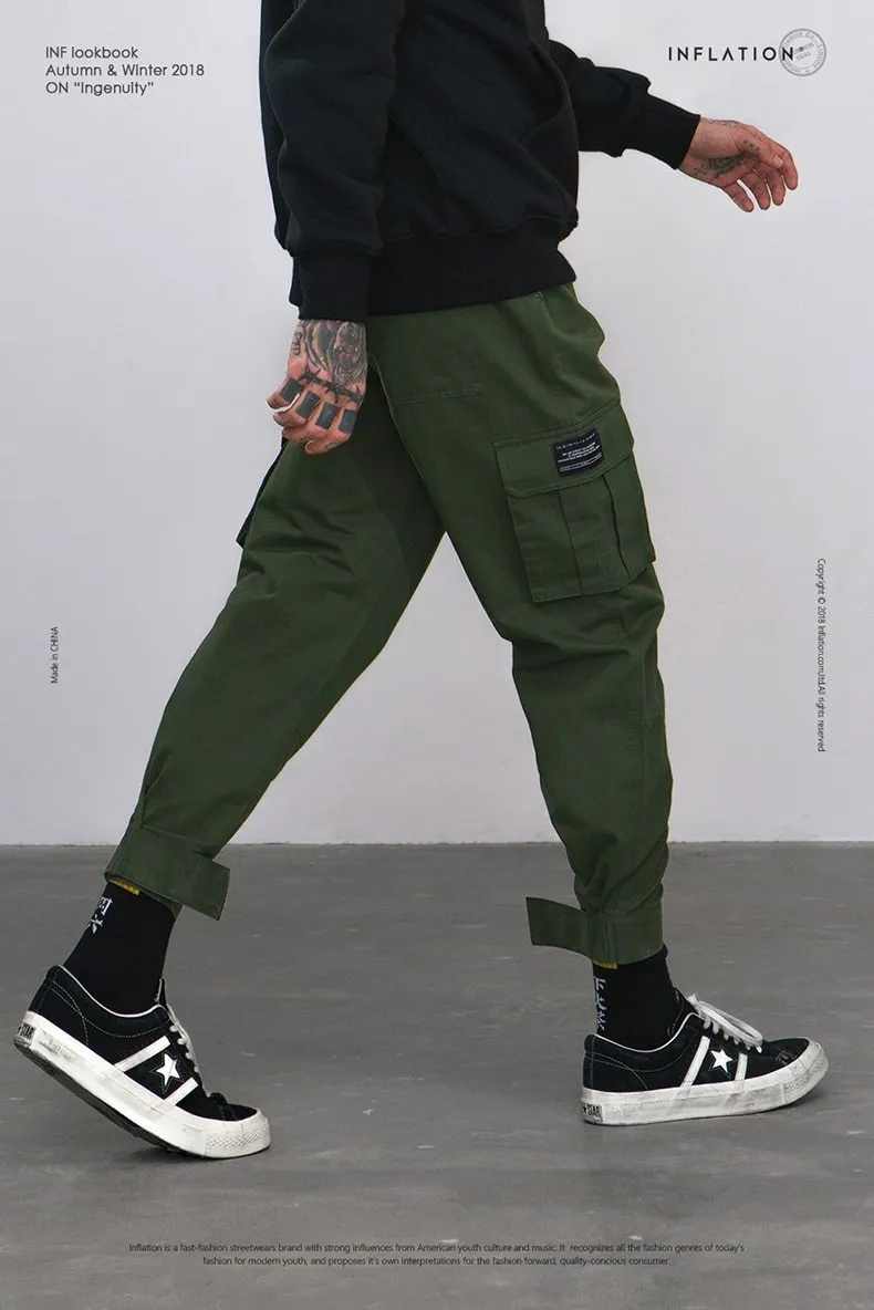 W7567 Ankle Strap Cargo Pants