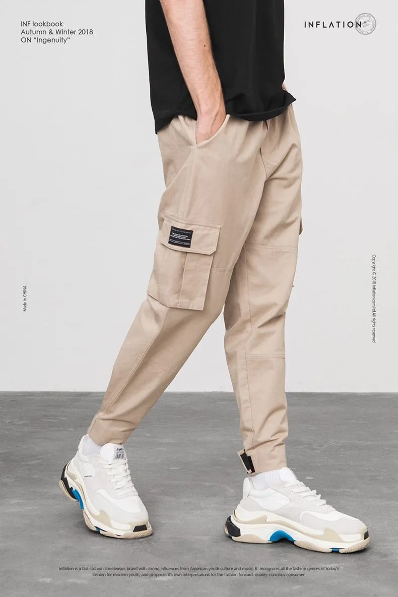 W7567 Ankle Strap Cargo Pants